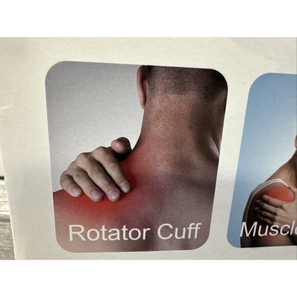 Heated Shoulder Wrap - Blue and White - Picture 12 of 15